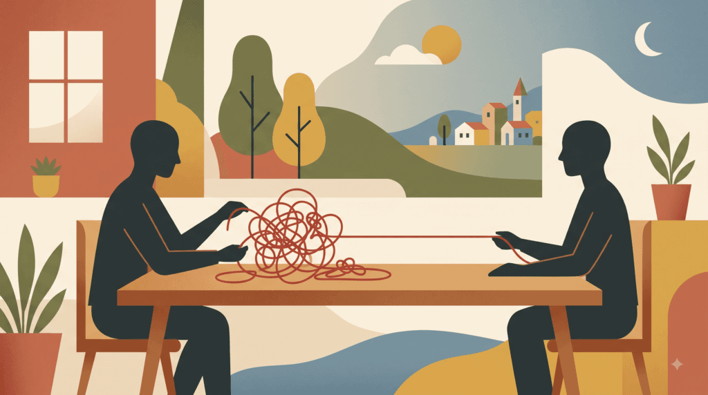 Conflict Resolution for Project Managers: How to Turn Team Friction into Traction Two team members resolving conflict, illustrating conflict resolution for project managers