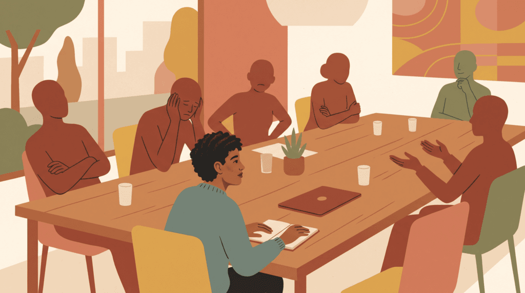 Emotional Intelligence in Project Management: The Secret to High-Performing Teams Project manager practicing emotional intelligence by actively listening in a team meeting