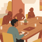 Project manager practicing emotional intelligence by actively listening in a team meeting
