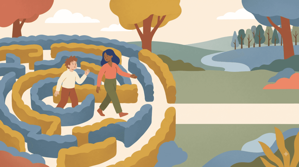 Onboarding New Team Members: A PM's Blueprint for Fast Integration New team member being guided through onboarding toward clarity and fast integration